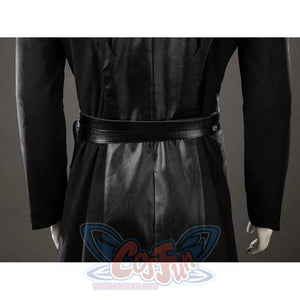 House of the Dragon Daemon Targaryen cosplay robe back waist detail cinches the black skirt beneath twin belts