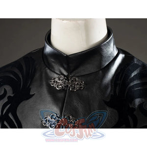 House of the Dragon Daemon Targaryen cosplay robe collar close-up sets ornate clasps down the front placket