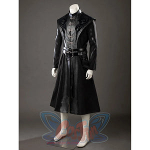 House of the Dragon Daemon Targaryen cosplay robe angled view sets glossy panels and raised shoulders above the belt