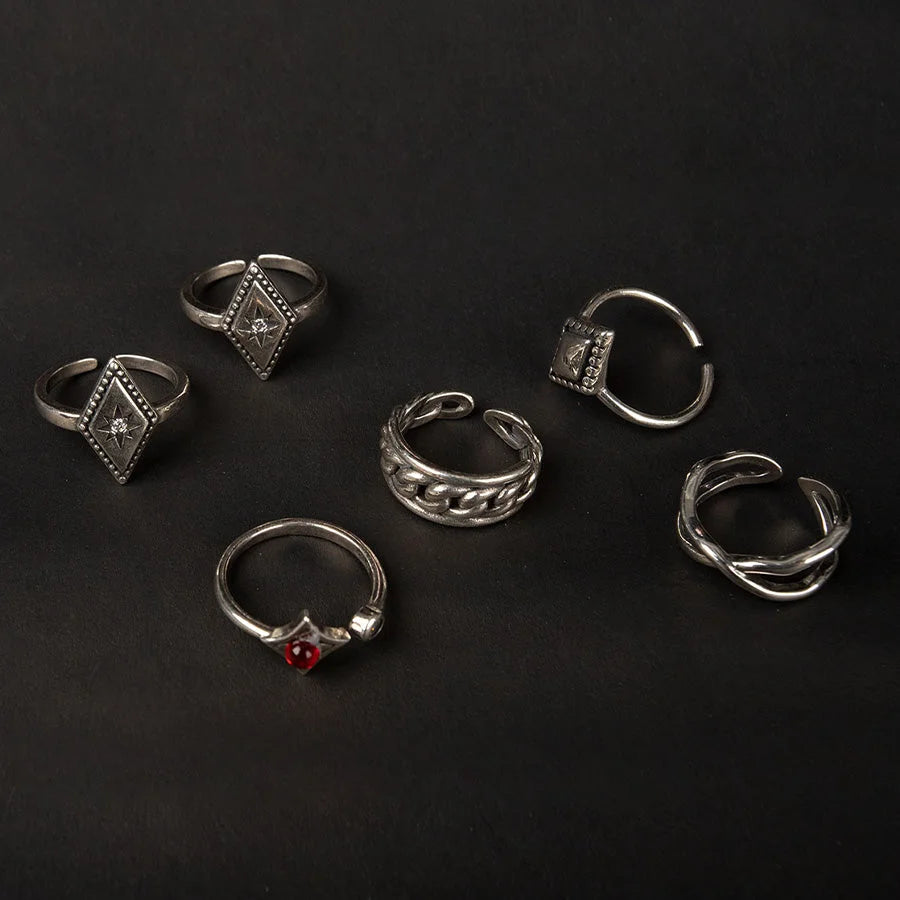 【READY TO SHIP】Genshin Impact Hu Tao Rings Set N02934
