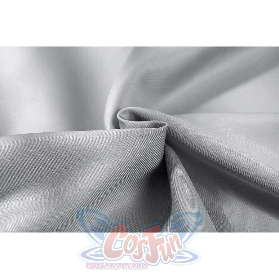Invincible Thragg cosplay costume gray fabric detail folds through the waist cincher material.