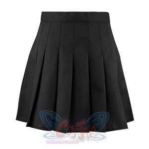 Japanese Solid Pleated College Style Mini Skirt J40230 - cosfun