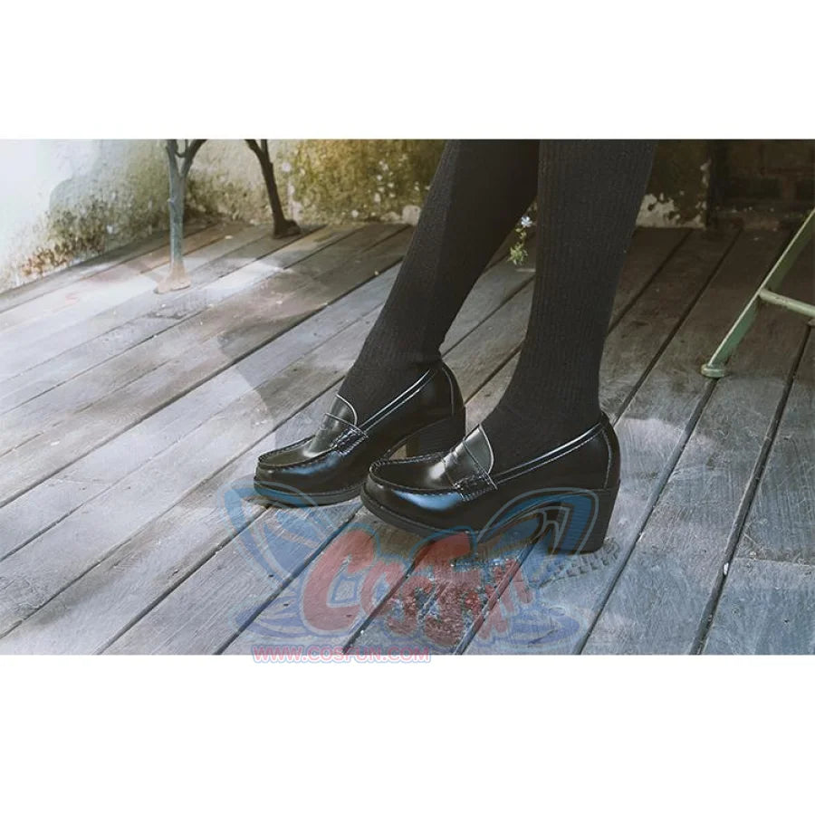 Jk Campus Faux Leather Heeled Shoes