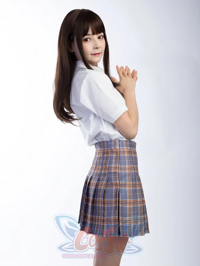 Jk High Waist Pleated Skirts C00169 School Uniform