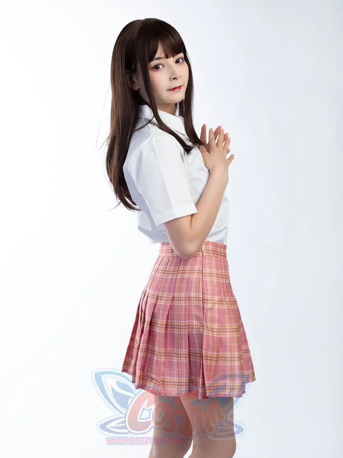 Jk High Waist Pleated Skirts C00169 School Uniform