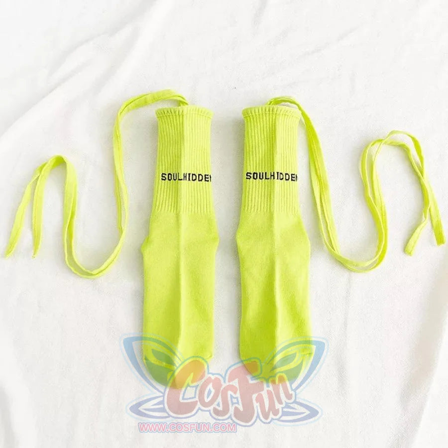 Jk Socks Tied Strip Thin Summer Kawaii Stockings&amp;socks