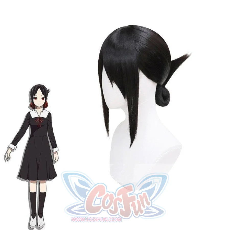 Kaguya-Sama: Love Is War Kaguya Shinomiya Cosplay Wigs Bun Hair Mp005877