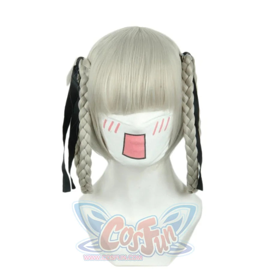 Kakegurui Compulsive Gambler Kirari Momobami Cosplay Wigs Braided Ribbon On Hair Mp006033
