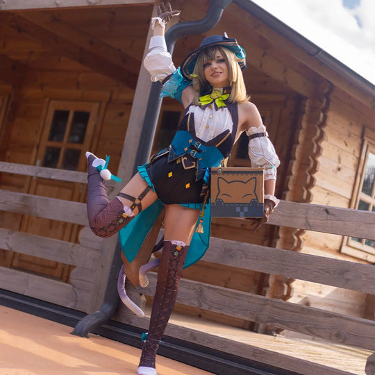 PRE-SALE Genshin Impact Kirara Cosplay Costume Phantom in Boots Outfit C09116 AA Costumes