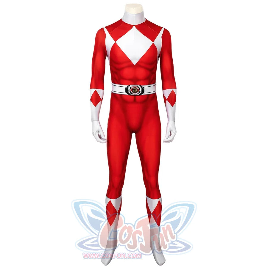 Kyoryu Sentai Zyuranger Tyranno Ranger Geki Cosplay Jumpsuit Mp005958 Costumes