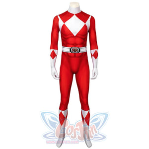 Kyoryu Sentai Zyuranger Tyranno Ranger Geki Cosplay Jumpsuit Mp005958 Costumes