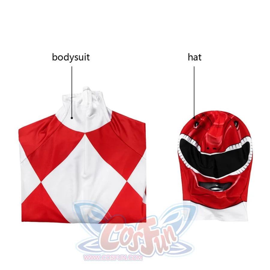 Kyoryu Sentai Zyuranger Tyranno Ranger Geki Cosplay Jumpsuit Mp005958 Costumes