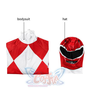 Kyoryu Sentai Zyuranger Tyranno Ranger Geki Cosplay Jumpsuit Mp005958 Costumes