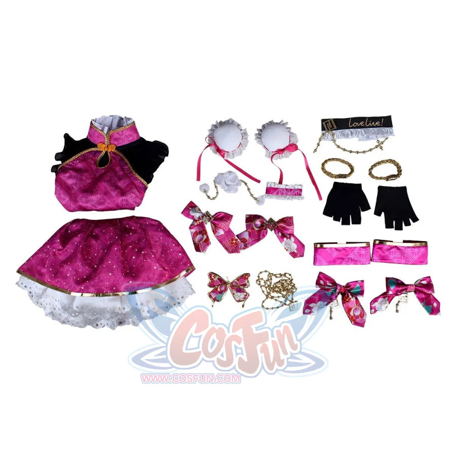 Lovelive!sunshine!! Aqours Sakurauchi Riko Cosplay Costume Cheongsam Awakening Ver. Mp005223