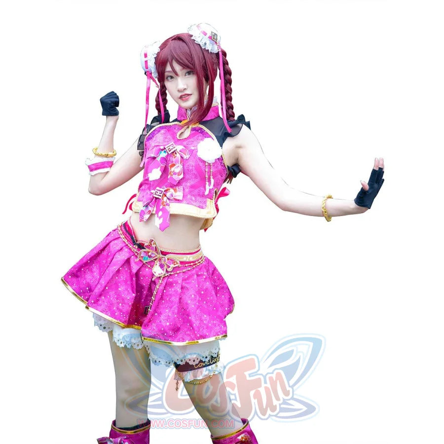 Lovelive!sunshine!! Aqours Sakurauchi Riko Cosplay Costume Cheongsam Awakening Ver. Mp005223