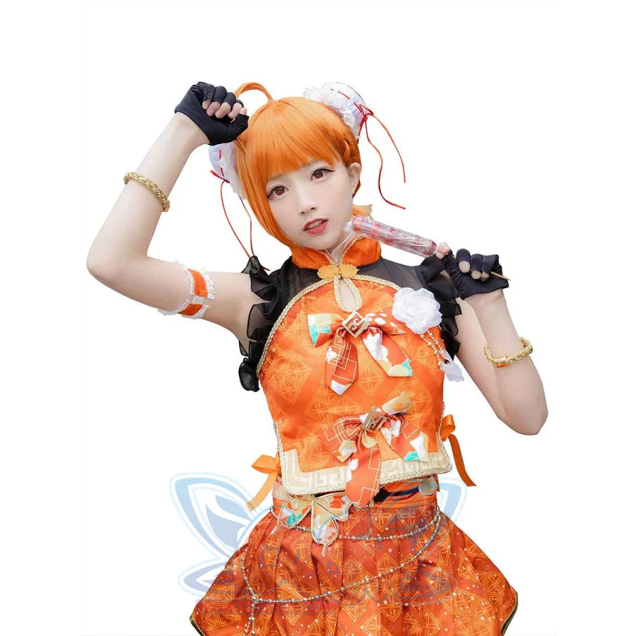 Lovelive!sunshine!! Aqours Takami Chika Cosplay Costume Cheongsam Awakening Ver. Mp005222 Costumes
