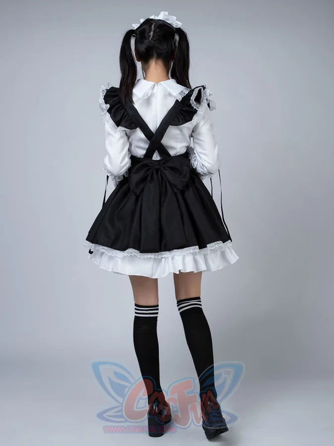 Maid Anime Dress Black And White Apron Lolita Cosplay Costume Mp005702 Costumes