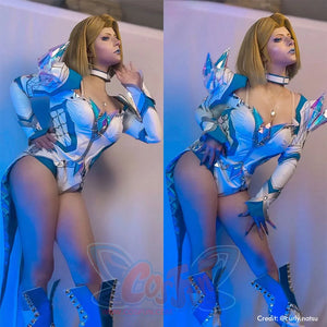 Game Rivals Emma Frost White Queen Cosplay Costume N09436 Costumes