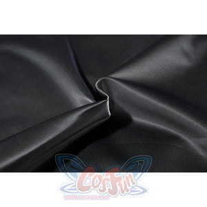 Marvel Rivals Black Cat Felicia Hardy cosplay costume black fabric texture gathers glossy folded material.