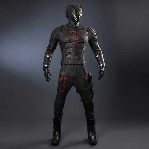 【PARTIALLY READY TO SHIP】Born Again Matt Murdock Black Cosplay Costume N09907S