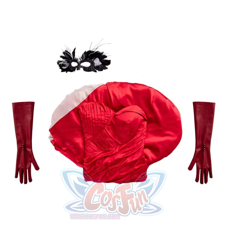 cruella deville costume red dress Cruella 2021