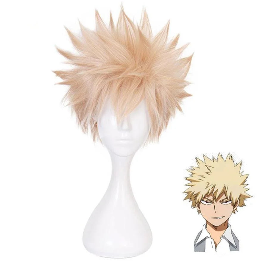 My Hero Academia Baku No Katsuki Bakugo Cosplay Wig Blond Hair Mp005661 Wigs