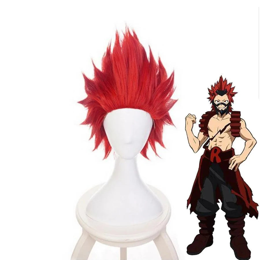My Hero Academia Boku No Eijirou Kirishima Cosplay Wigs Red Hair Mp005657
