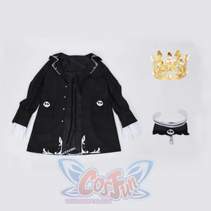 Nijisanji Virtual Youtuber Uruha Rushia Cosplay Costume C02004 Xs / Coat+Neckband+Crown Costumes