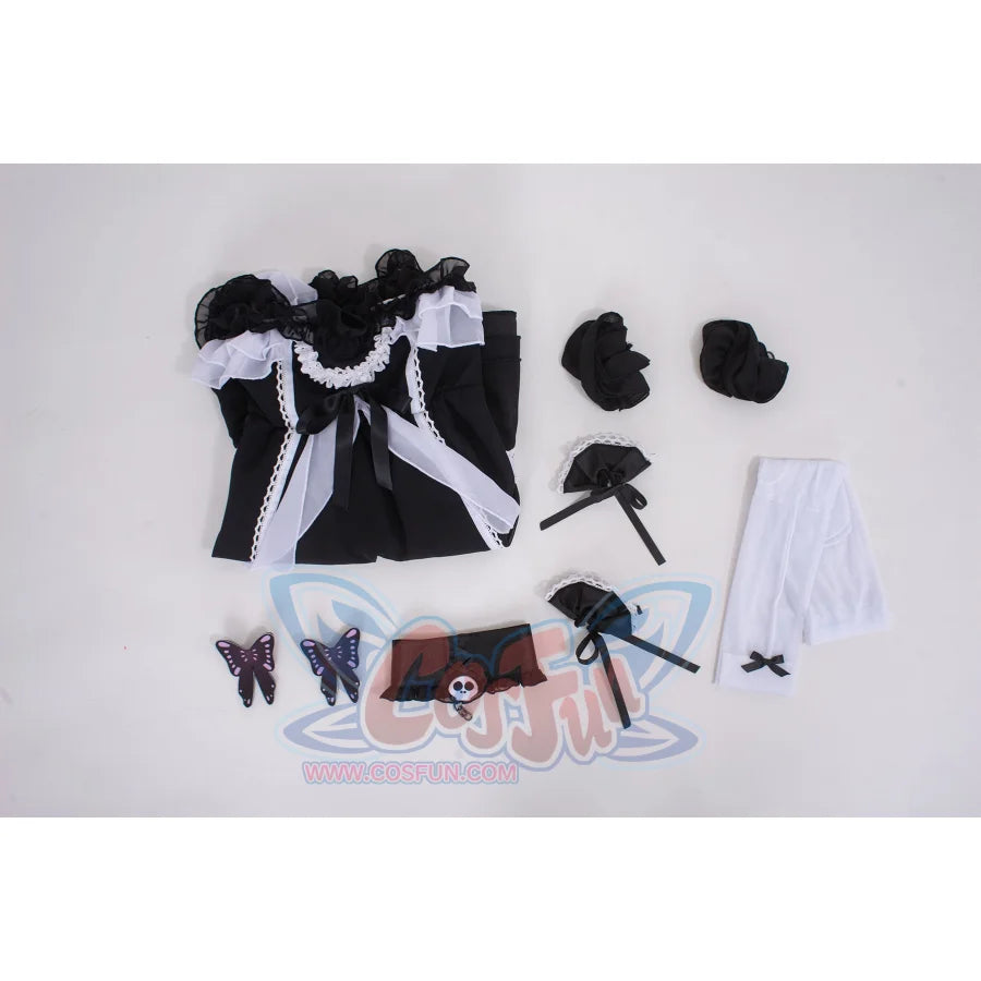 Nijisanji Virtual Youtuber Uruha Rushia Cosplay Costume C02004 Xs / Dress Costumes