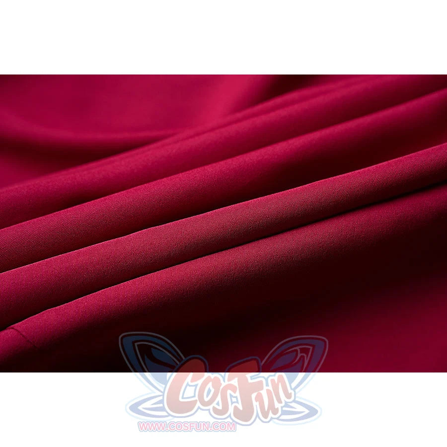 Genshin Impact Noelle cosplay pink fabric swatch shows a smooth satin texture in folded layers.