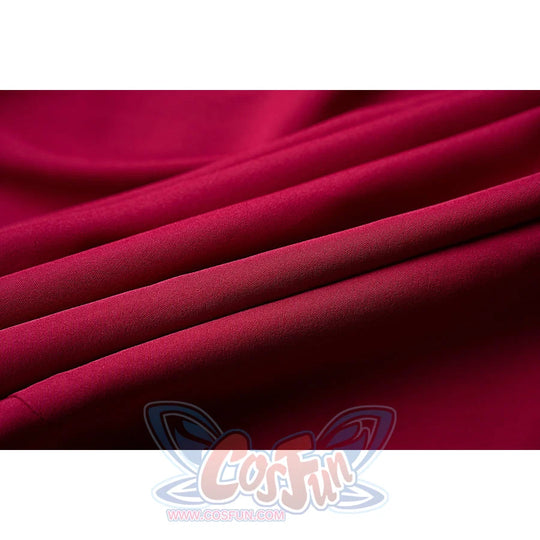 Genshin Impact Noelle cosplay pink fabric swatch shows a smooth satin texture in folded layers.