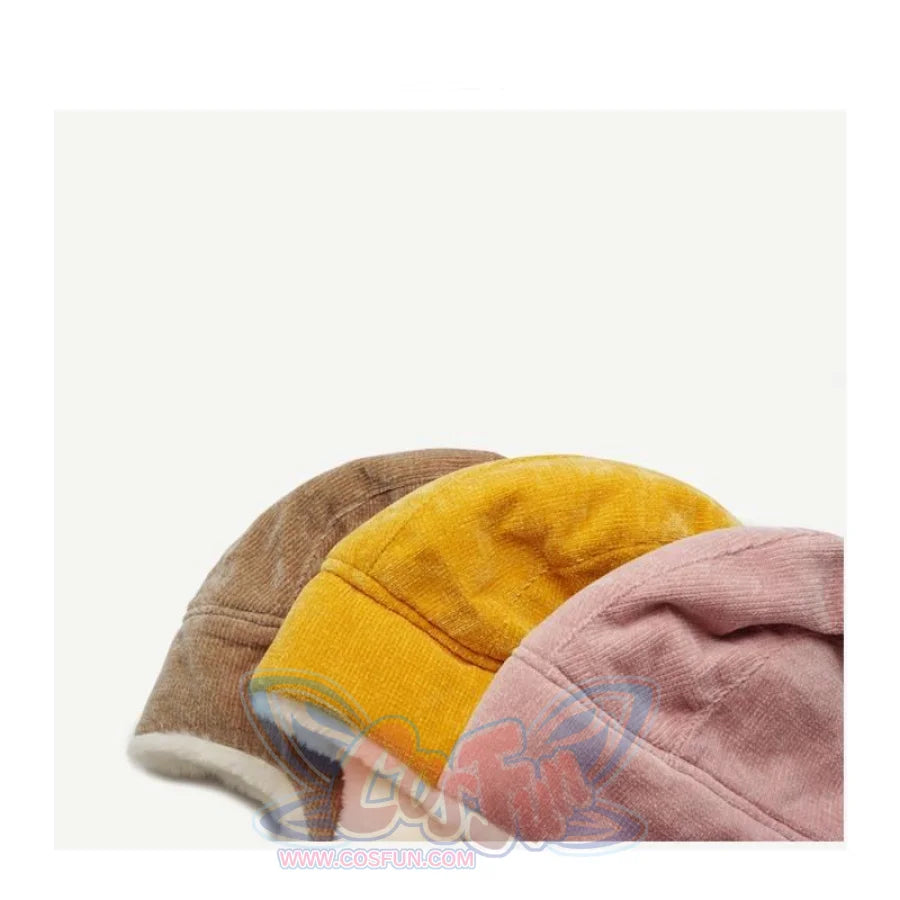 Outdoor Cute Fox Ears Fleece Helmet Caps Hats&amp;caps