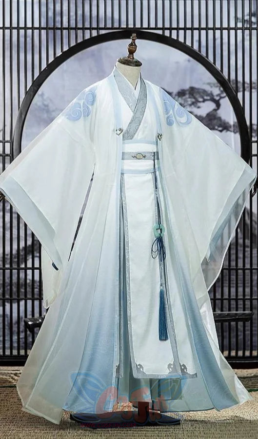 The Grandmother Of Demonic Cultivation Wang Ji Lan Cosplay Costume Wangji Suit&smock / S