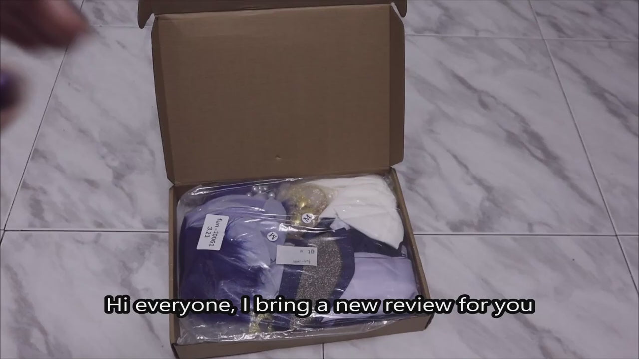 Genshin Impact Ningguang Orchid's Evening Gown Cosplay Costume N00976