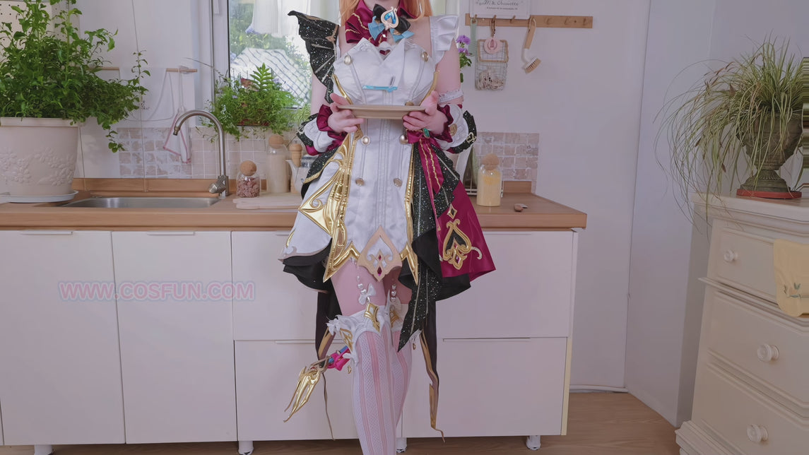 Genshin Impact Escoffier Cosplay Costumes N09429 AA