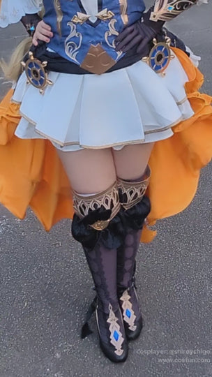 【CLEARANCE】Genshin Impact Navia Cosplay Costume N08742 AAA