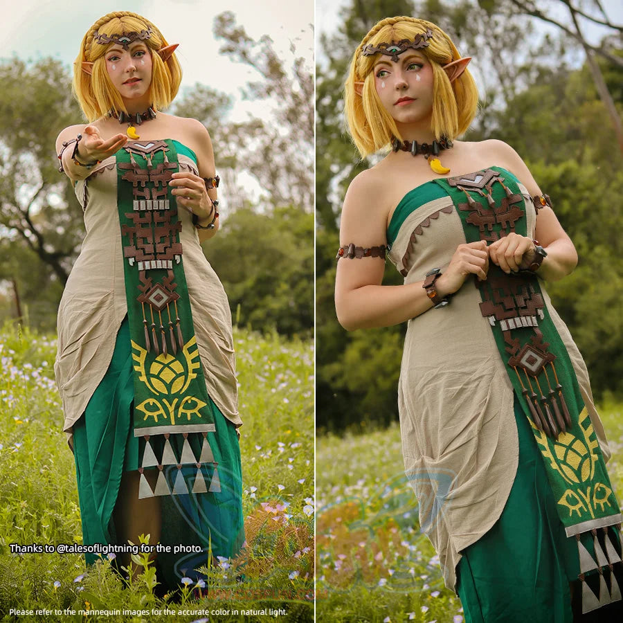 The Legend of Zelda: Tears of the Kingdom Hyrule ’Princess’ Zelda Cosplay Costume C08179 Costumes