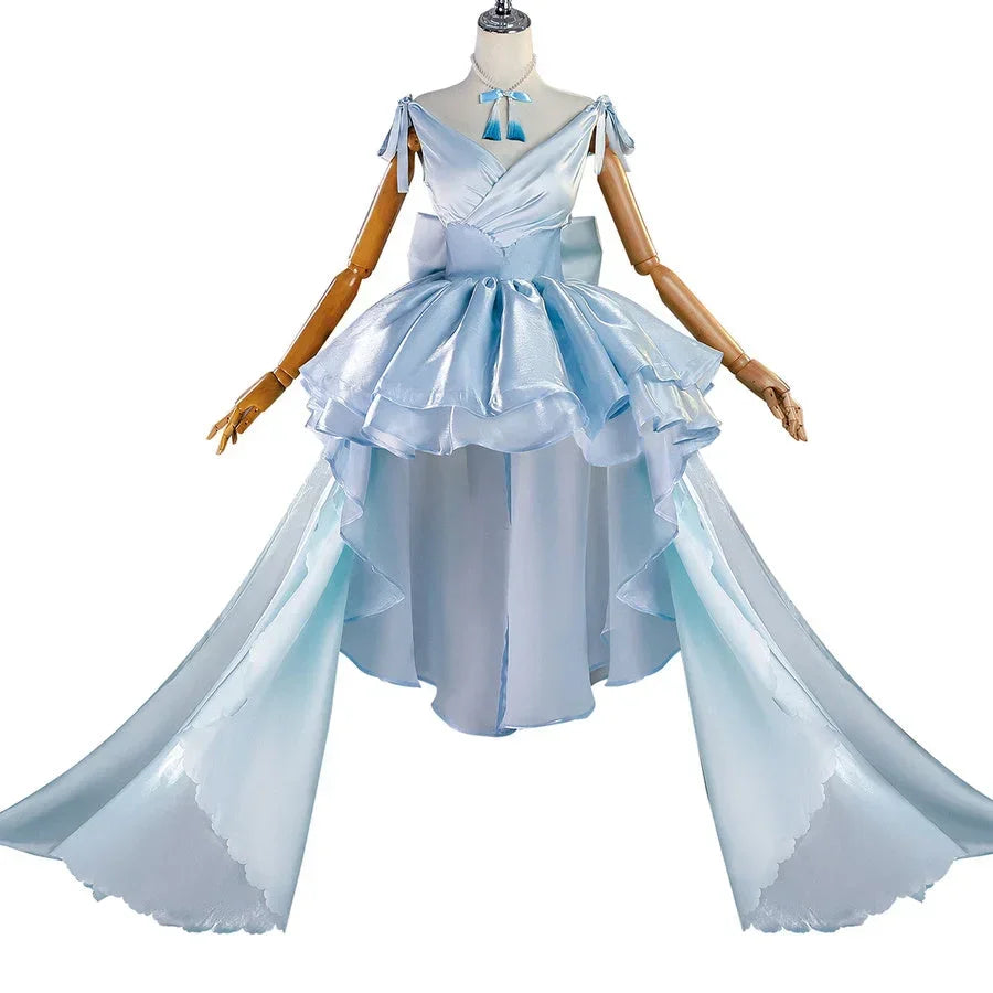 Rem Blue Wedding Dress Cosplay Costume from Re:Zero COSFUN
