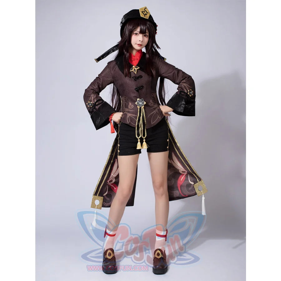 Ready To Ship Genshin Impact Hu Tao Cosplay Costume C02934 Aaa Costume