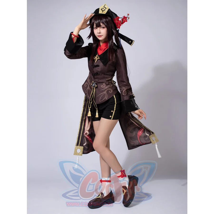 Ready To Ship Genshin Impact Hu Tao Cosplay Costume C02934 Aaa Costume