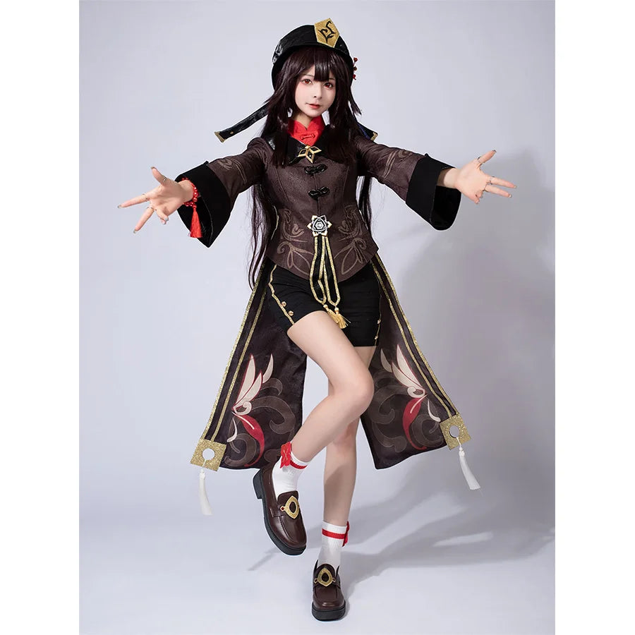 Ready To Ship Genshin Impact Hu Tao Cosplay Costume C02934 Aaa Costume