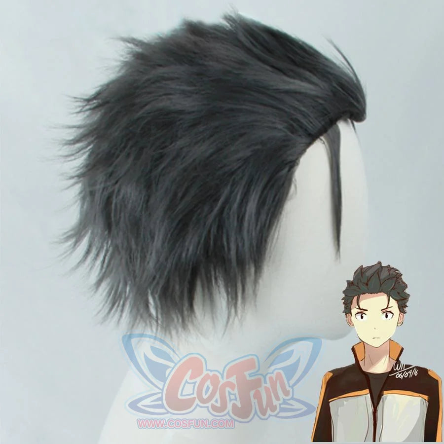 Re:zero Starting Life In Another World Subaru Natsuki Cosplay Wig Mp005979 Wigs