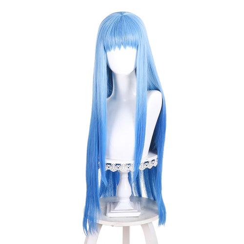 Witch Hat Atelier Richeh Cosplay Wig Long Blue Straight Hair N10017