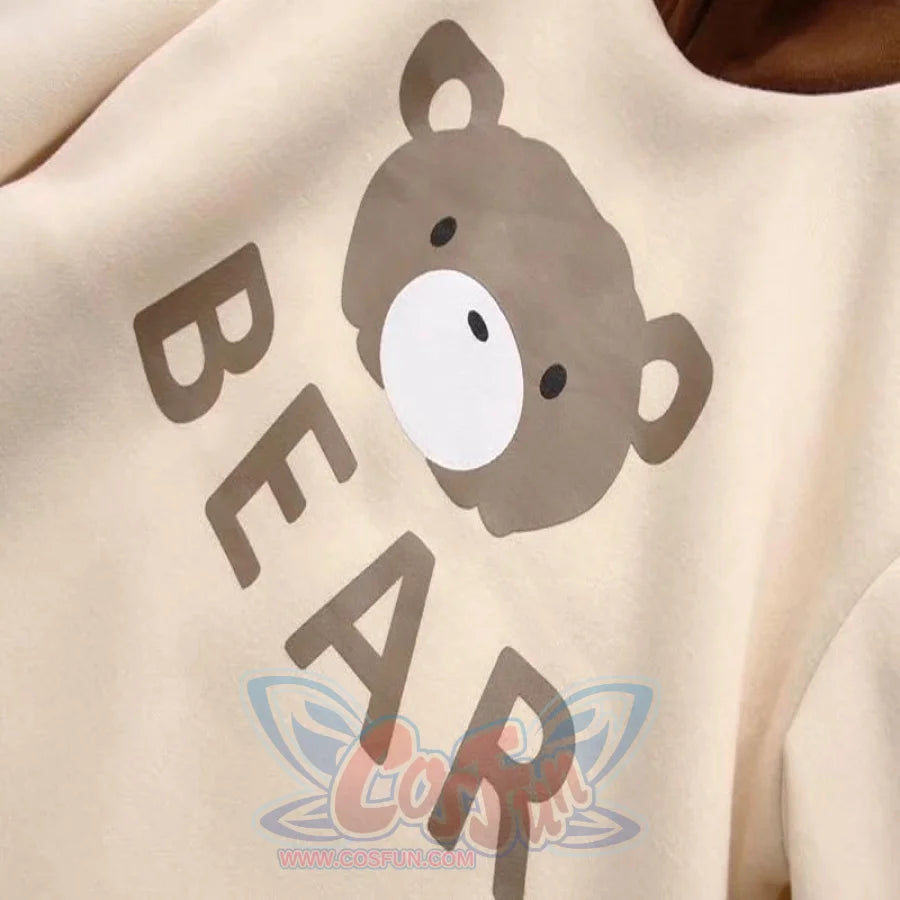 Rilakkuma Bear Ears Lace-Up Sleeves Hoodie Mp006154 Hoodie