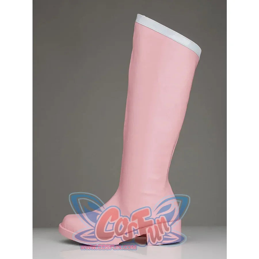 Sailor Chibi Moon Chibiusa cosplay boot profile frames the rounded toe and slim heel