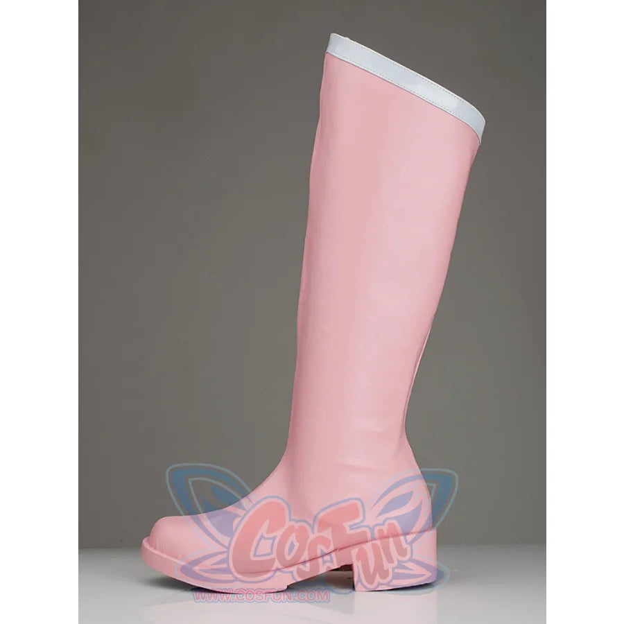Sailor Chibi Moon Chibiusa cosplay boot profile frames the rounded toe and slim heel
