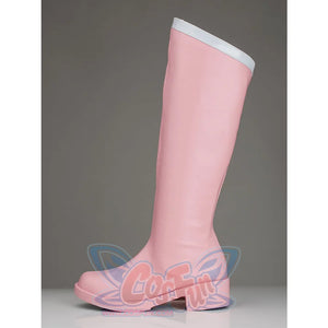 Sailor Chibi Moon Chibiusa cosplay boot profile frames the rounded toe and slim heel