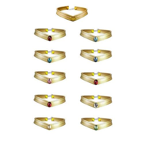 Ship Sailor Headwear/Tiara Accessories Gold PVC Cosplay Props