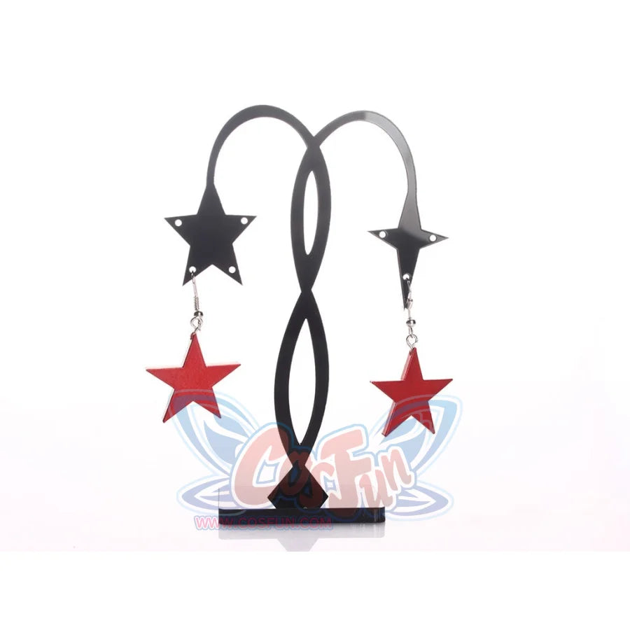 Sailor Moon Mars Hino Rei Earrings Cosplay Accessories Mp001095 Props &