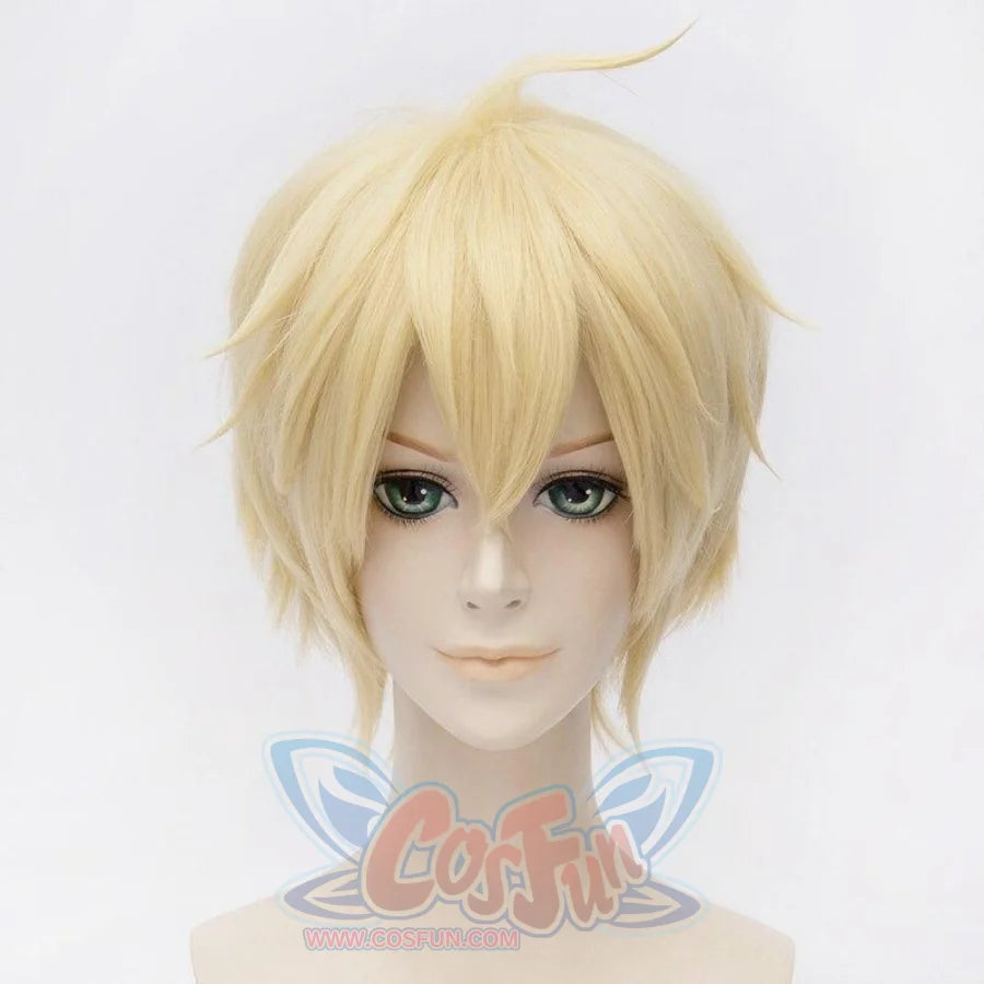 Seraph Of The End Mikaela Hyakuya Cosplay Wigs Blond Hair C00084